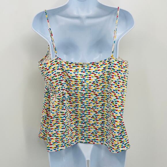 Torrid Plus Size 3 Multicolored Heart Print Camisole - Picture 3 of 5